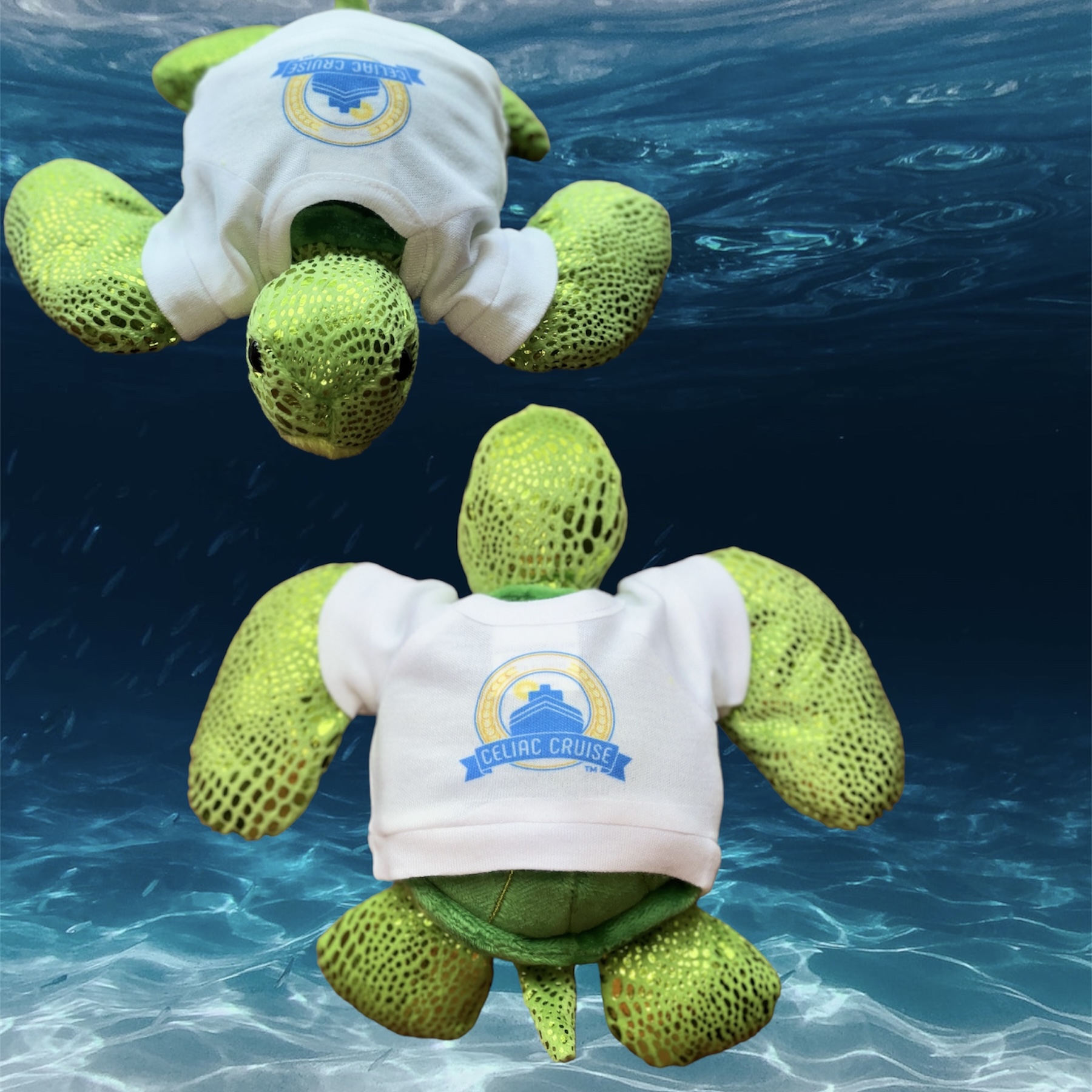 Celiac Cruise Souvenir Turtle Plush